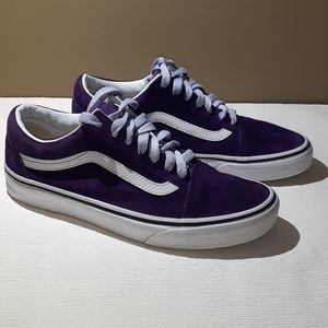 👟VANS OLD SKOOL LOW SNEAKERS IN PURPLE SUEDE